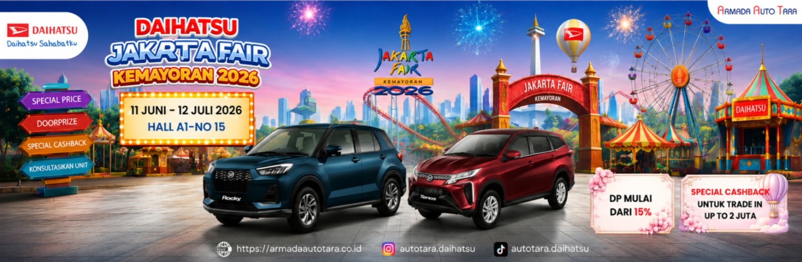 Pameran Mobil Daihatsu di PRJ (Pekan Raya Jakarta)